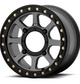 KMC KMC - KS234 Addict 2 Beadlock - Satin Grey  14x7 4/156 +38mm