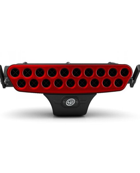 Stainless Steel Faceplate (Red) Particle Filter