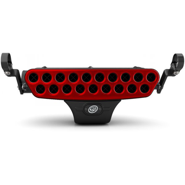 S&B Filters Stainless Steel Faceplate (Red) Particle Filter