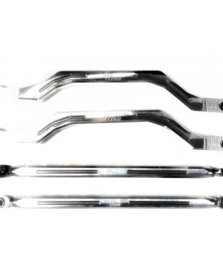L&W Fab - Polaris RZR 1000/Turbo - 2 Heim Adjustable Radius Rods (RAW - 12mm)