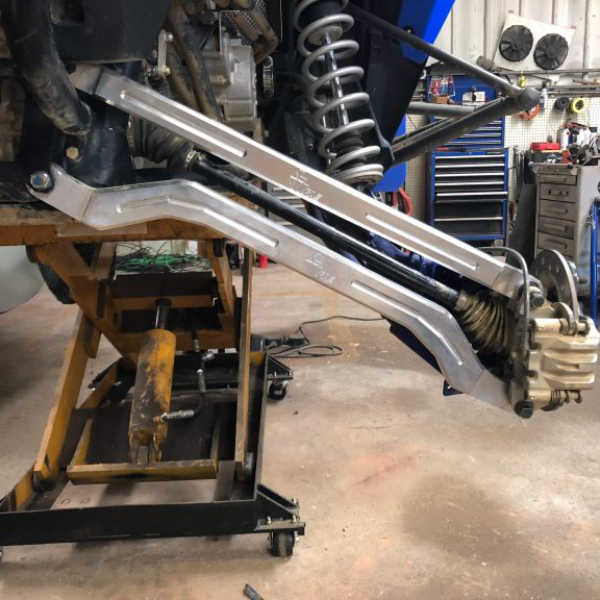 L&W Fab L&W Fab - Polaris Turbo S - High Clearance Radius Rods  (RAW)