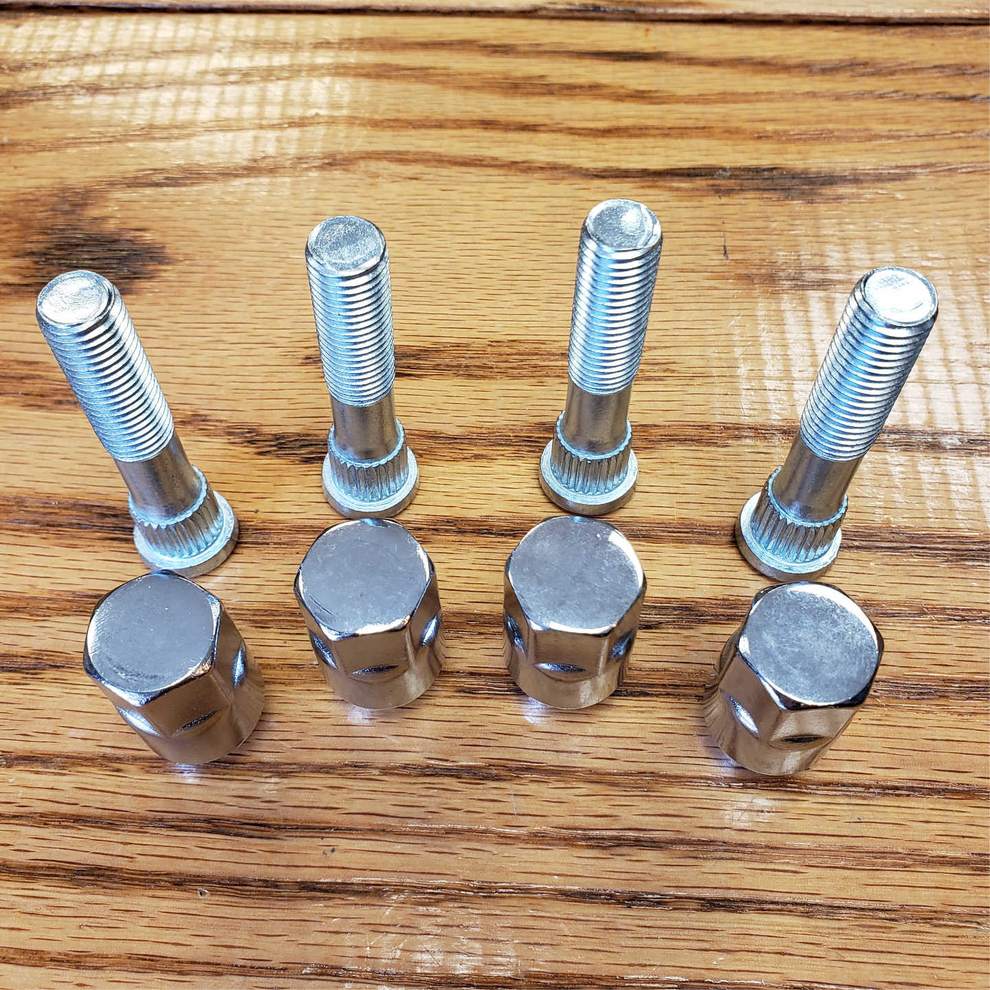 All Balls Polaris Wheel Stud / Nut Replacement Kit White Lightning