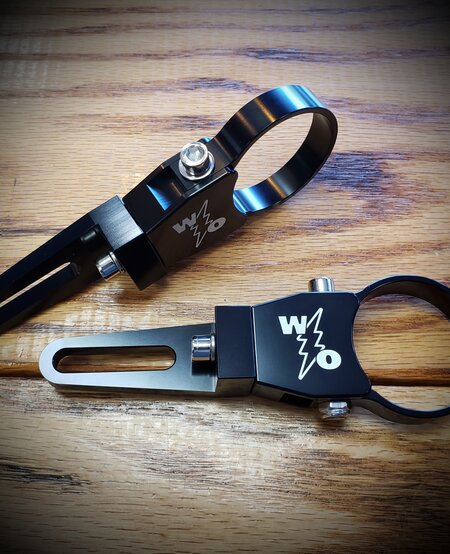 WLO - Sound Bar & LED Light Bar Mounts - 1.75" Clamp (Bar Clamp INCLUDED) - Price Shown = Each
