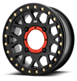 KMC KMC - KS235 Granade Beadlock - Satin Black  15x7 4/156 +10mm