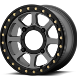 KMC KMC - KS234 Addict 2 Beadlock - Satin Gray 15x6 4/156 +38mm