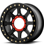 KMC KMC - KS234 Addict 2 Beadlock - Satin Black 15x6 4/137 +38mm