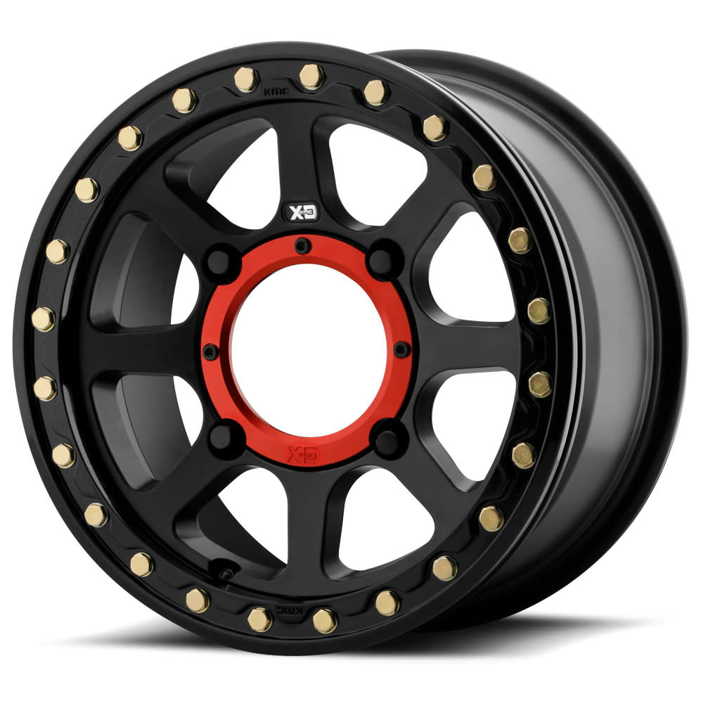 KMC KMC - KS234 Addict 2 Beadlock - Satin Black 15x6 4/137 +38mm