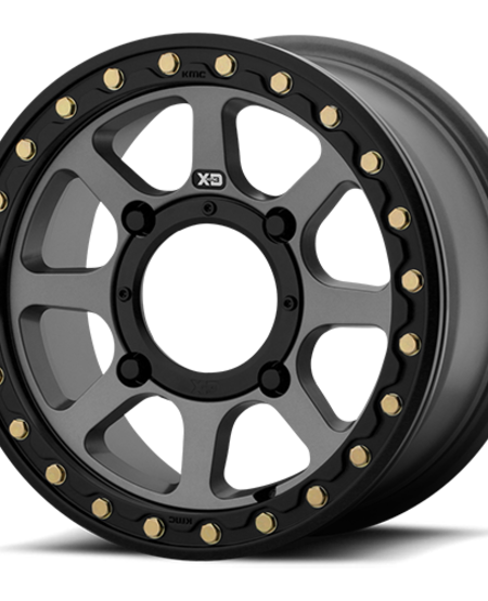 KMC - KS234 Addict 2 Beadlock - Satin Gray 15x6 4/137 +38mm