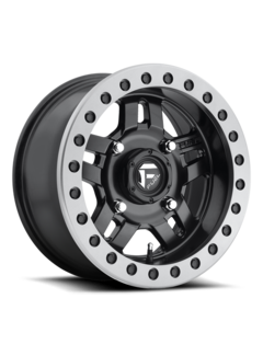 Fuel Off-Road Fuel Off-Road - D917 Anza Beadlock Matte Black w/ Anthracite Ring 15x7 4/156 +13mm