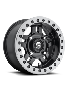 Fuel Off-Road Fuel Off-Road - D917 Anza Beadlock Matte Black w/ Anthracite Ring 15x7 4/136 +13mm