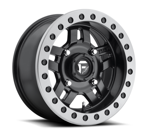 Fuel Off-Road Fuel Off-Road - D917 Anza Beadlock Matte Black w/ Anthracite Ring 15x7 4/136 +38mm