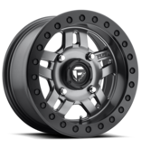 Fuel Off-Road Fuel Off-Road - D918 Anza Beadlock Matte Anthracite w/ Black Ring 14x7 4/156 +13mm