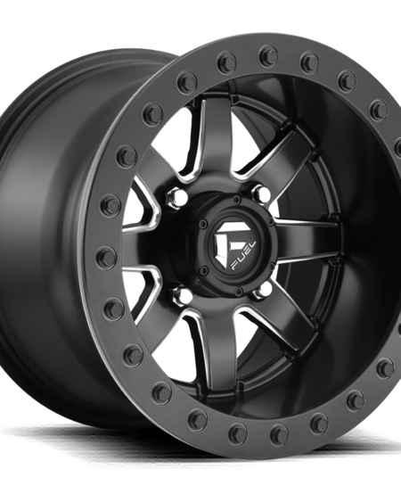 Fuel Off-Road - D928 Maverick Beadlock Black & Milled 14x10 4/156 +0mm