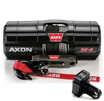 Warn Warn - Axon 3500S - Spydura Synthetic Rope - Includes Heavy Duty Winch Saver
