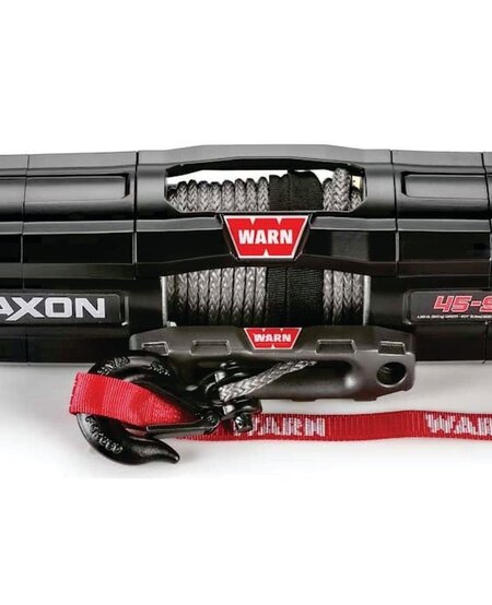 Warn - Axon 4500S - Spydura Synthetic Rope - Includes Heavy Duty Winch Saver