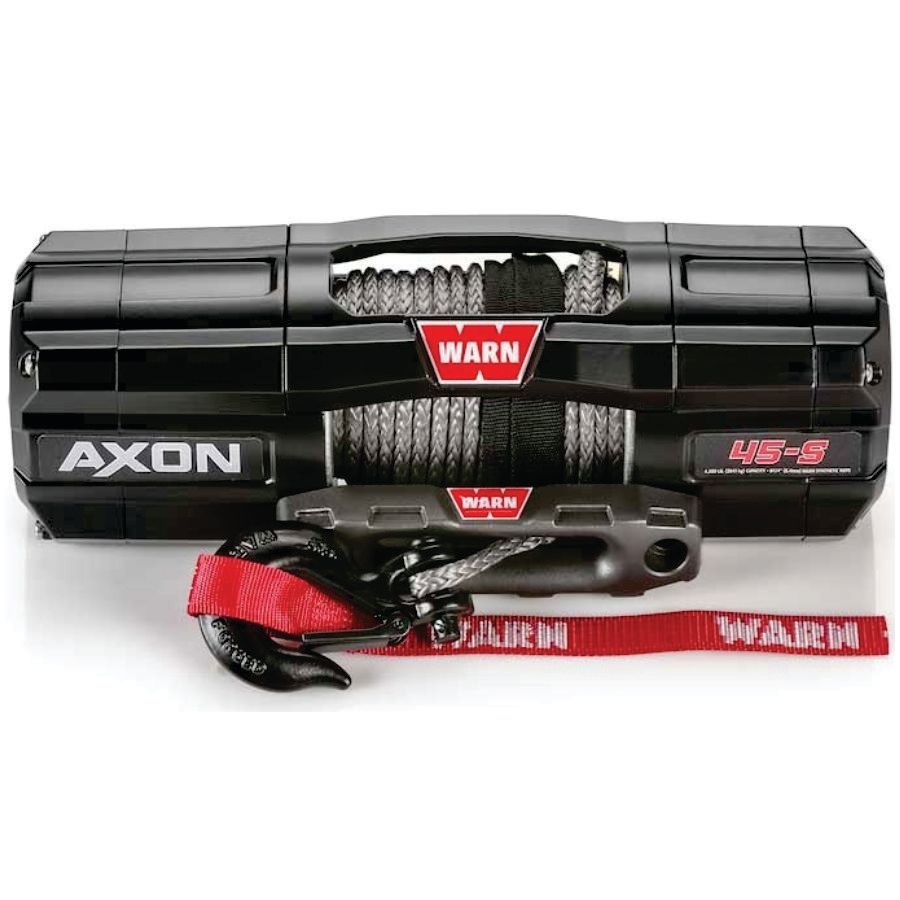Warn Warn - Axon 4500S - Spydura Synthetic Rope - Includes Heavy Duty Winch Saver