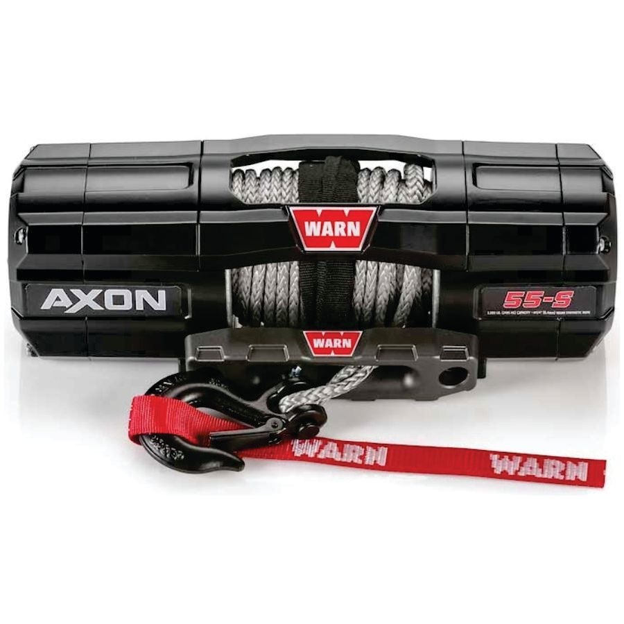Warn Warn - Axon 5500S - Spydura Synthetic Rope - Includes Heavy Duty Winch Saver
