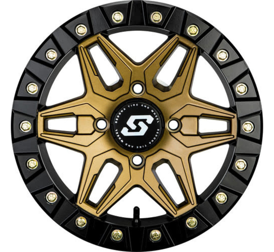 Sedona - Split 6 - Beadlock Bronze 15x6 4/156 5+1 +40mm