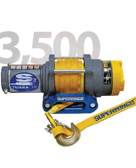 Superwinch - Terra 35SR 12v ATV/UTV Winch - Synthetic Rope
