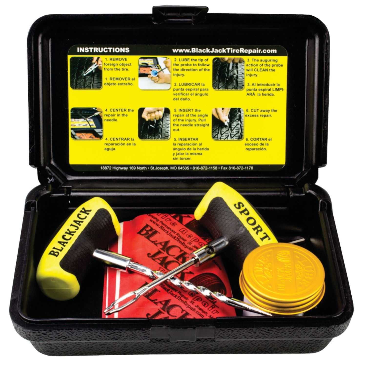 Blackjack Blackjack KT220 Tire Repair Kit White Lightning Offroad