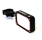 COMBAT Billet Side Mirror (set) w/Clamp Black/Red