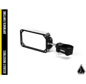 Assault Industries COMBAT Billet Side Mirror (set) w/Clamp Black