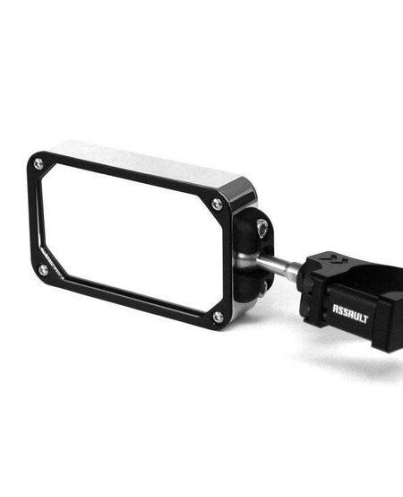 COMBAT Billet Side Mirror (set) w/Clamp Black COMBAT Billet Side Mirror (set) w/Clamp Black