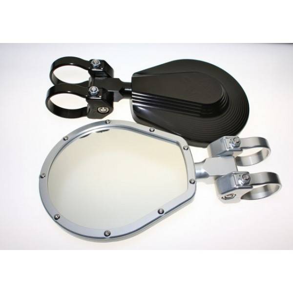 Axia Alloys 6" Flat Folding Mirror - Black
