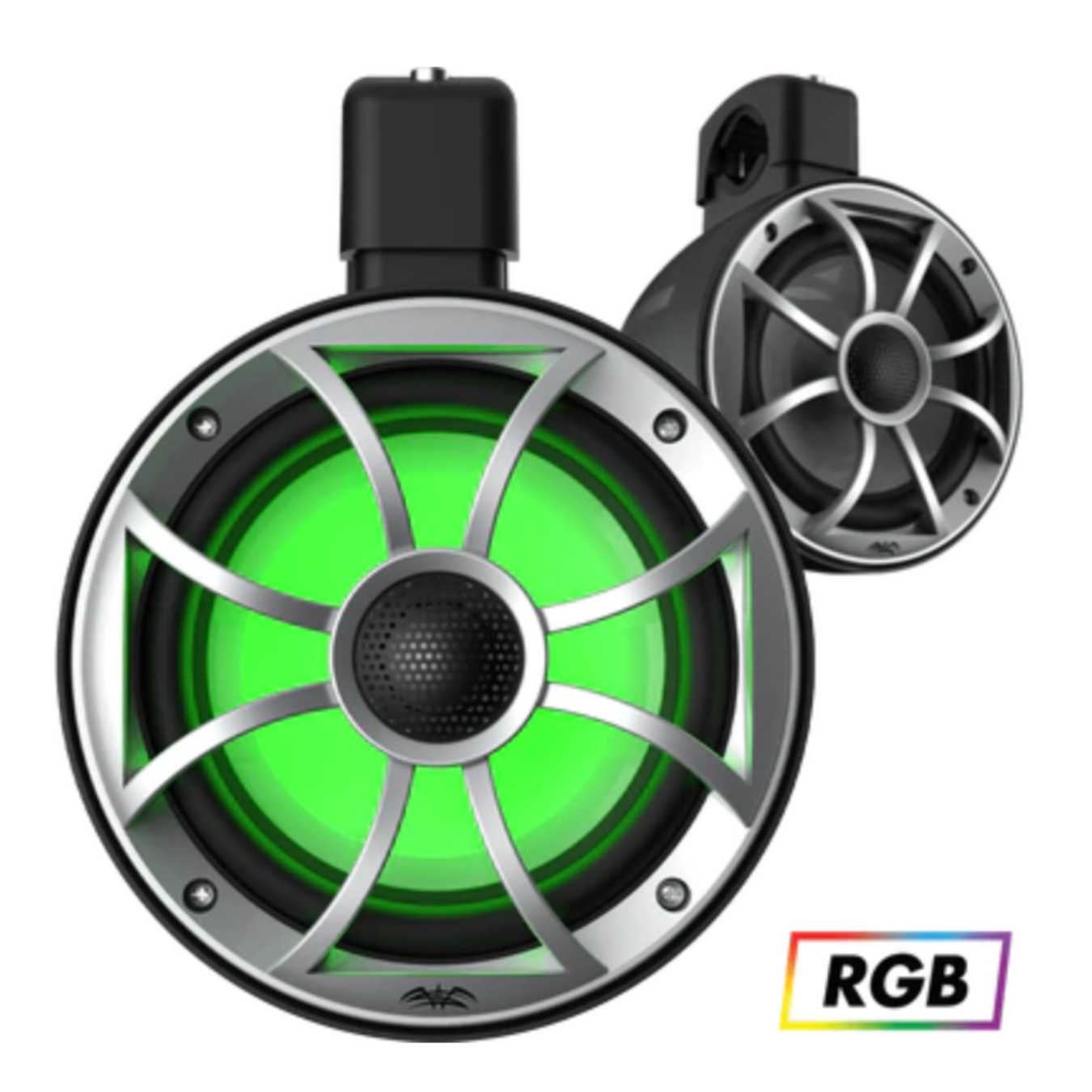Wet Sounds RECON 6 POD-B | Wet Sounds 6.5 Inch Coaxial Tower Speaker For Tube Diameter Up To 2" Or Surface Mount