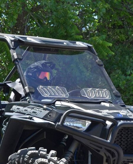 SATV - RZR 900/1000/Turbo 2014-2018 Full VENTED Windshield - Clear Scratch Resistant SATV - RZR 900/1000/Turbo 2014-2018 Full VENTED Windshield - Clear Scratch Resistant