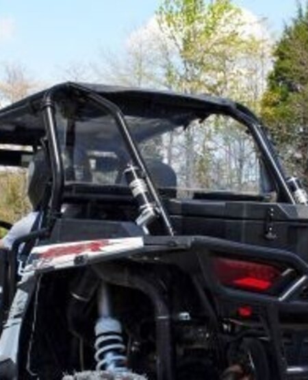 SATV - RZR 1000 Full Rear Windshield - Clear Scratch Resistant