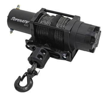 SuperATV SATV - Black Ops 6000 LBS Winch -  Synthetic Rope