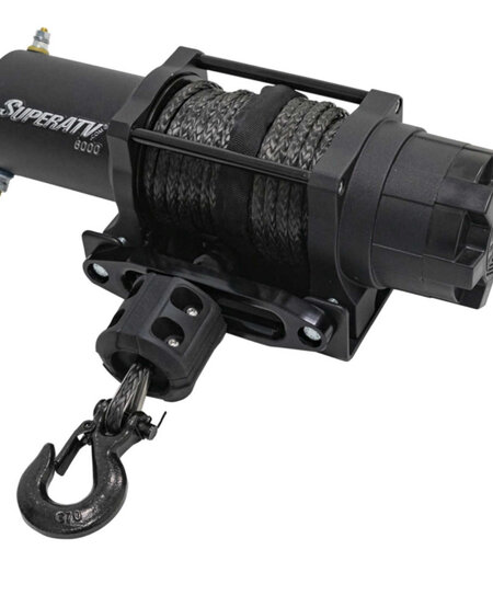 SATV - Black Ops 6000 LBS Winch -  Synthetic Rope