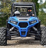 SuperATV - Polaris RZR 900/1000 Front Brush Guard - Wrinkle Black