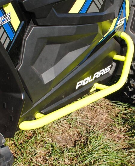 SATV - Polaris RZR 900 / 1000 Heavy Duty Nerf Bars - Wrinkle Black