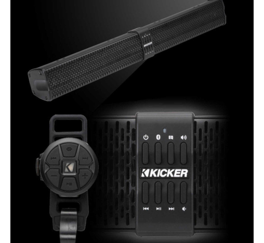Kicker - KPB2 PowerBar Soundbar (10 Speakers)