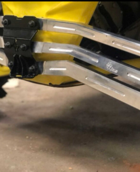 L&W Fab - CanAM Radius Rods (RAW)