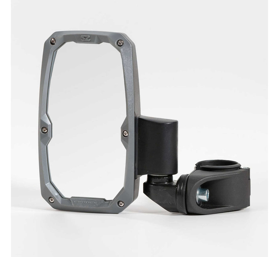 Seizmik - Embark Side View Mirror with ABS Body & Bezel – 1.75″ Round Tube (Pair)