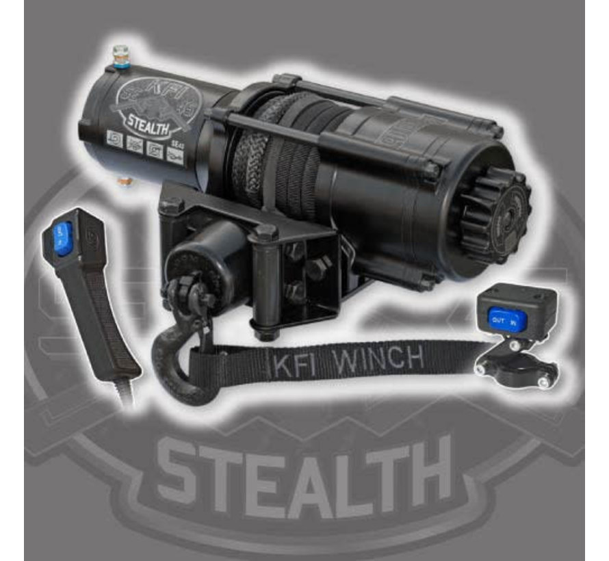 KFI - Stealth 2500 Winch - Synthetic SE25