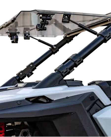 SATV - Polaris RZR PRO XP Scratch Resistant Flip Windshield