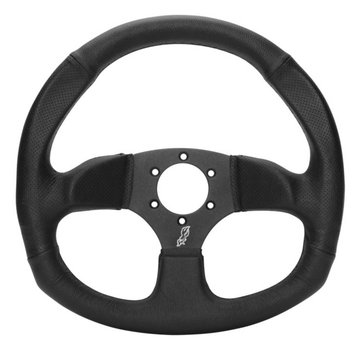 DragonFire Racing DragonFire Racing - Steering Wheel D-Shaped, Vinyl, Iron Series
