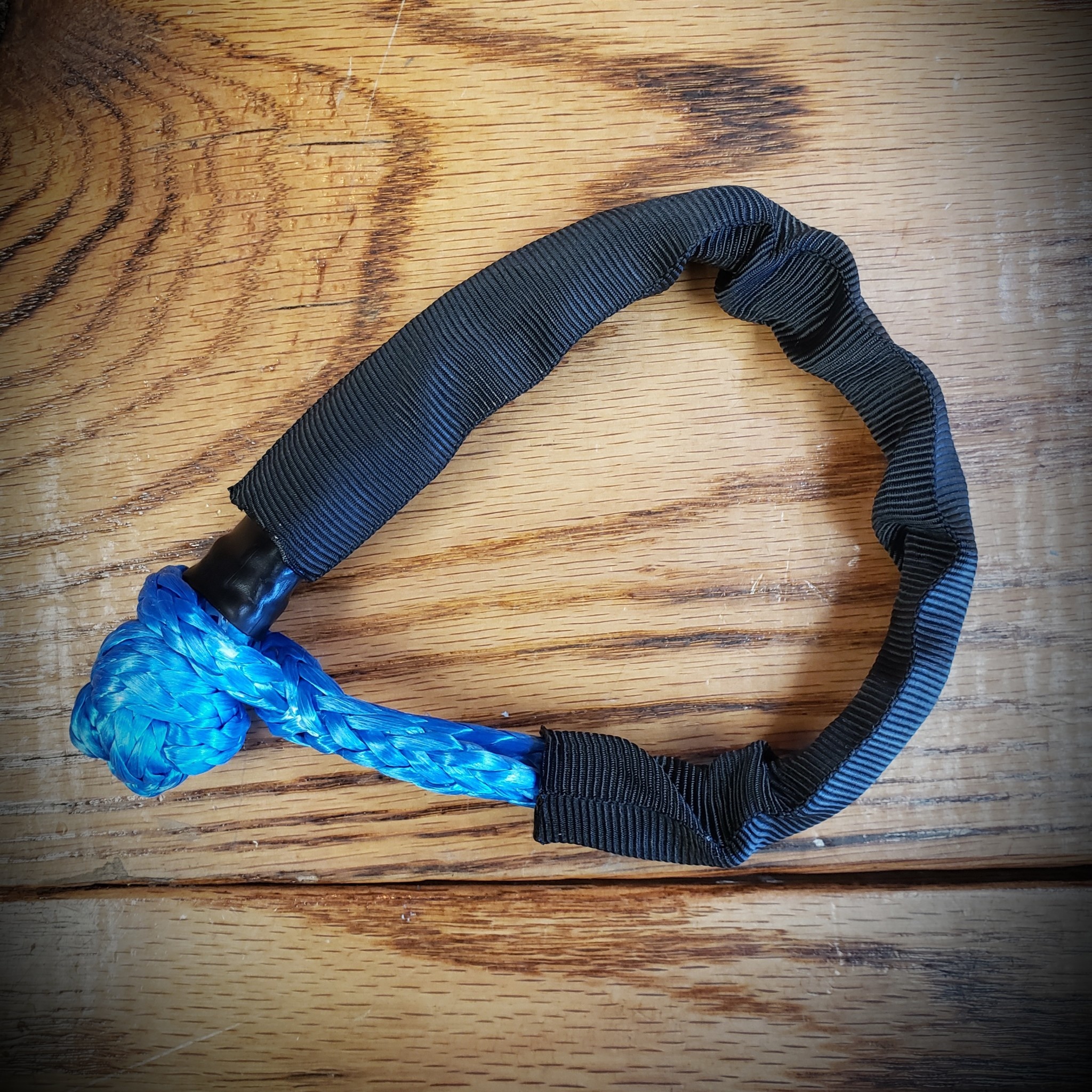 WLO White Lightning Offroad - SxS Soft Shackle 1/4" x 4.5" - Blue