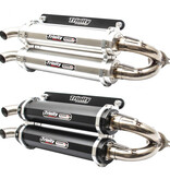 Trintiy Racing Trinity Exhaust - Polaris XP/XPT - Turbo S - Dual Slip On - Black or Brushed