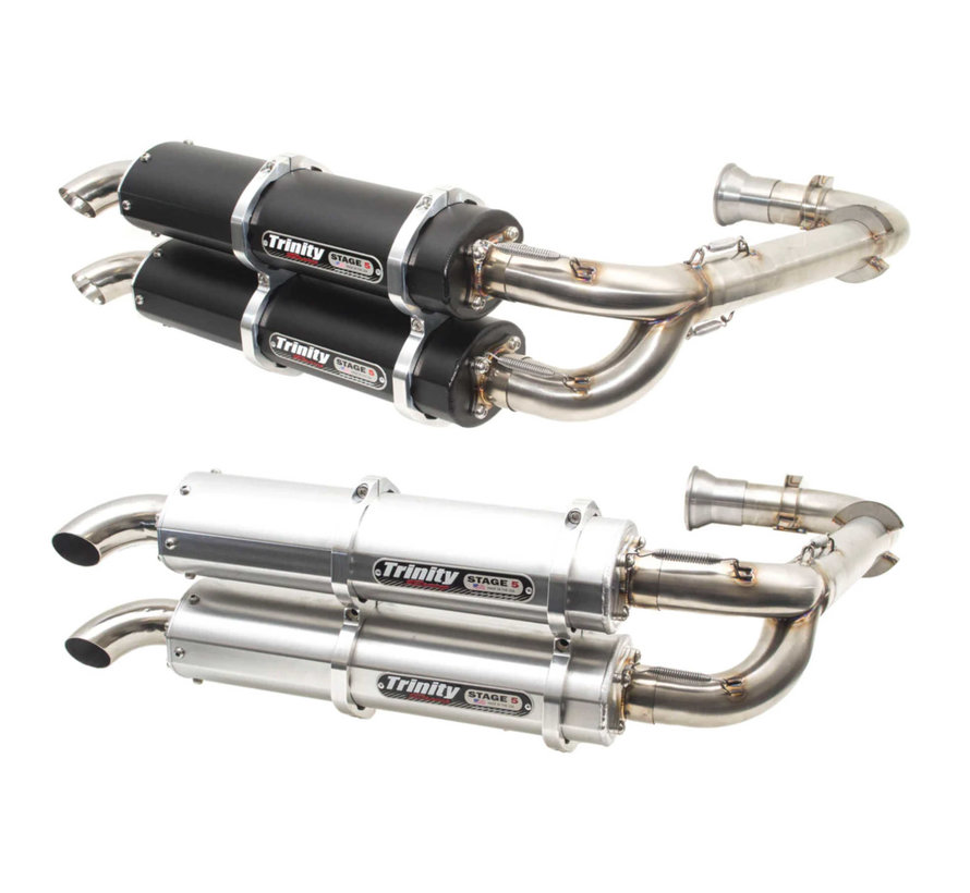 Trinity Exhaust - CanAm X3 - Dual Full System - Black or Brushed