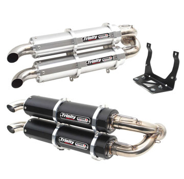 Trintiy Racing Trinity Exhaust - CanAm X3 - Slip On - Black or Brushed