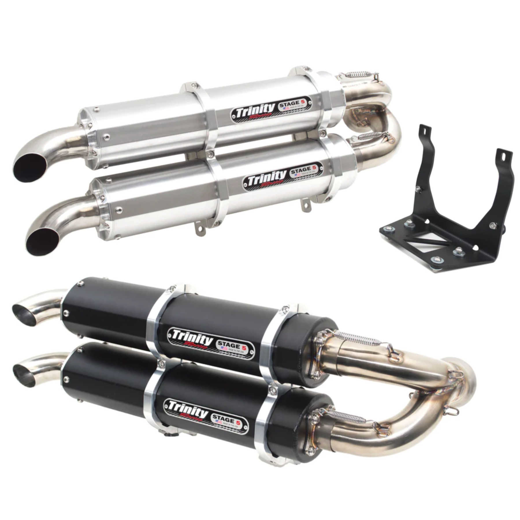 Trintiy Racing Trinity Exhaust - CanAm X3 - Slip On - Black or Brushed