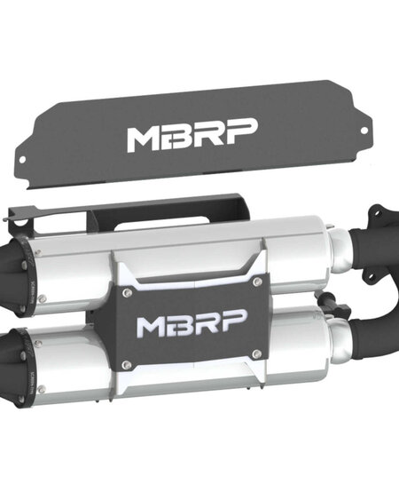 MBRP - 2020+  Polaris RZR PRO XP TURBO Stacked Dual Slip-on, Performance Series
