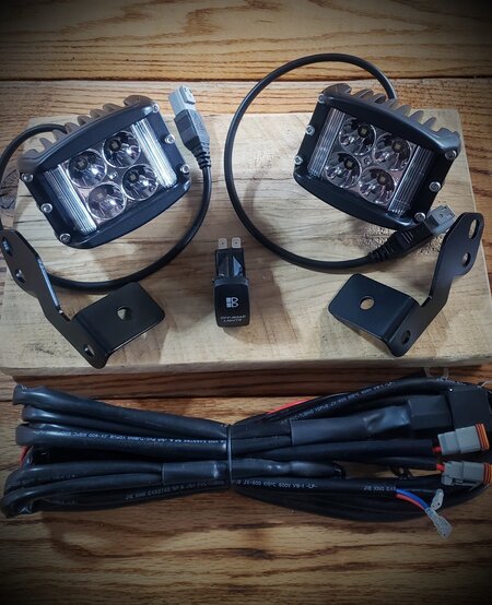 White Lightning Offroad - 40 Watt Side Shooter CLEAR LED Pod Light Kit
