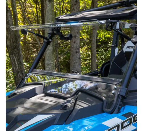 SuperATV SATV - Polaris RZR XP/XPT Flip Windshield  Flip Up Windshield (S/R)