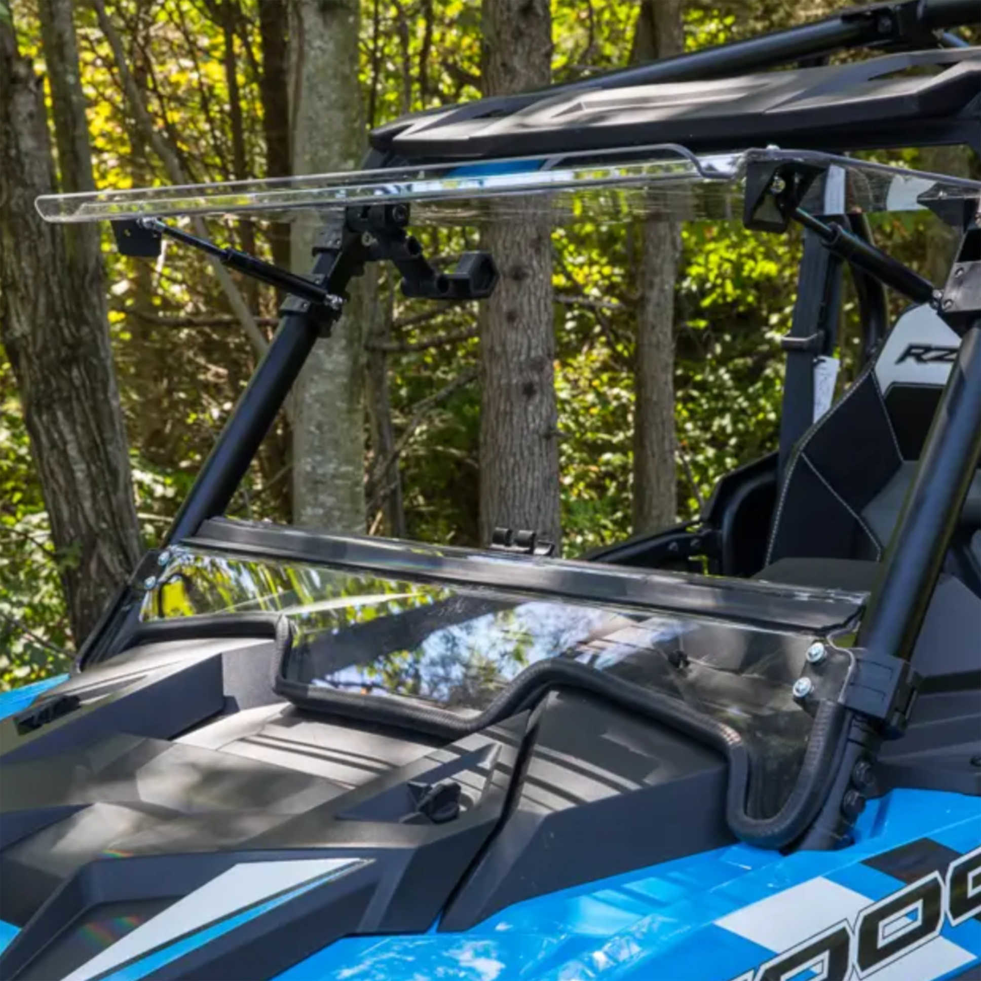 SuperATV SATV - Polaris RZR XP/XPT Flip Windshield  Flip Up Windshield (S/R)